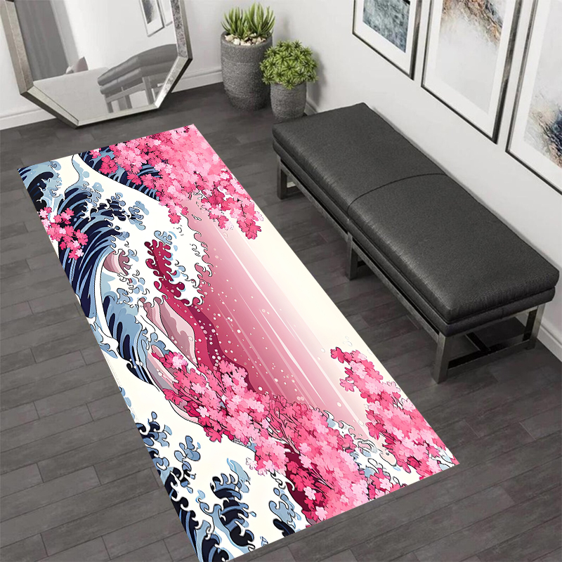 Home Fragrance Ocean Breeze - Japanese Illustration Style Runner Rug Ocean