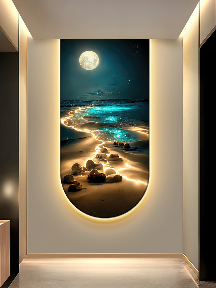 Home Fragrance Ocean Breeze - Ocean Waves Wall Lamp Entrance Decoration