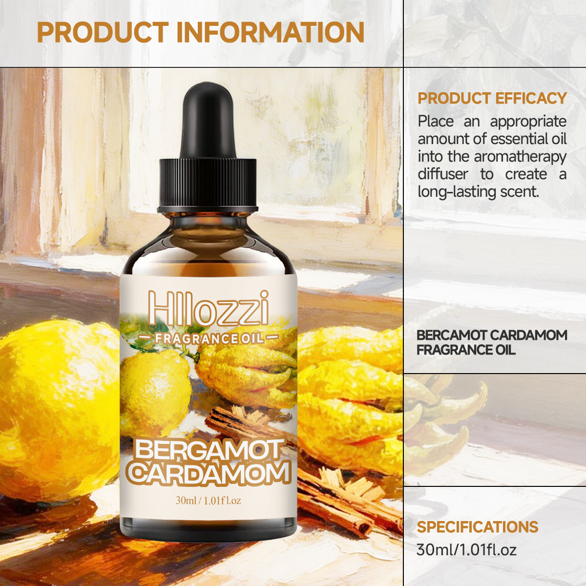 BERGAMOT CARDAMOM FRAGRANCE OI – обзор и цена Home Fragrance Units