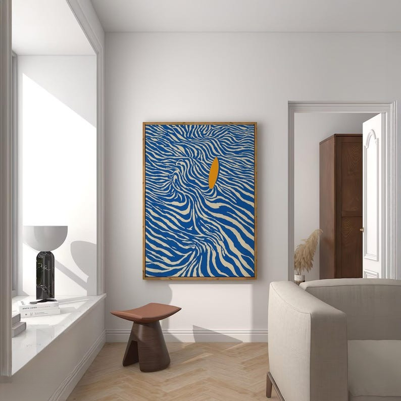 Modern Abstract Surfing Canvas – обзор и цена Home Fragrance Ocean Breeze