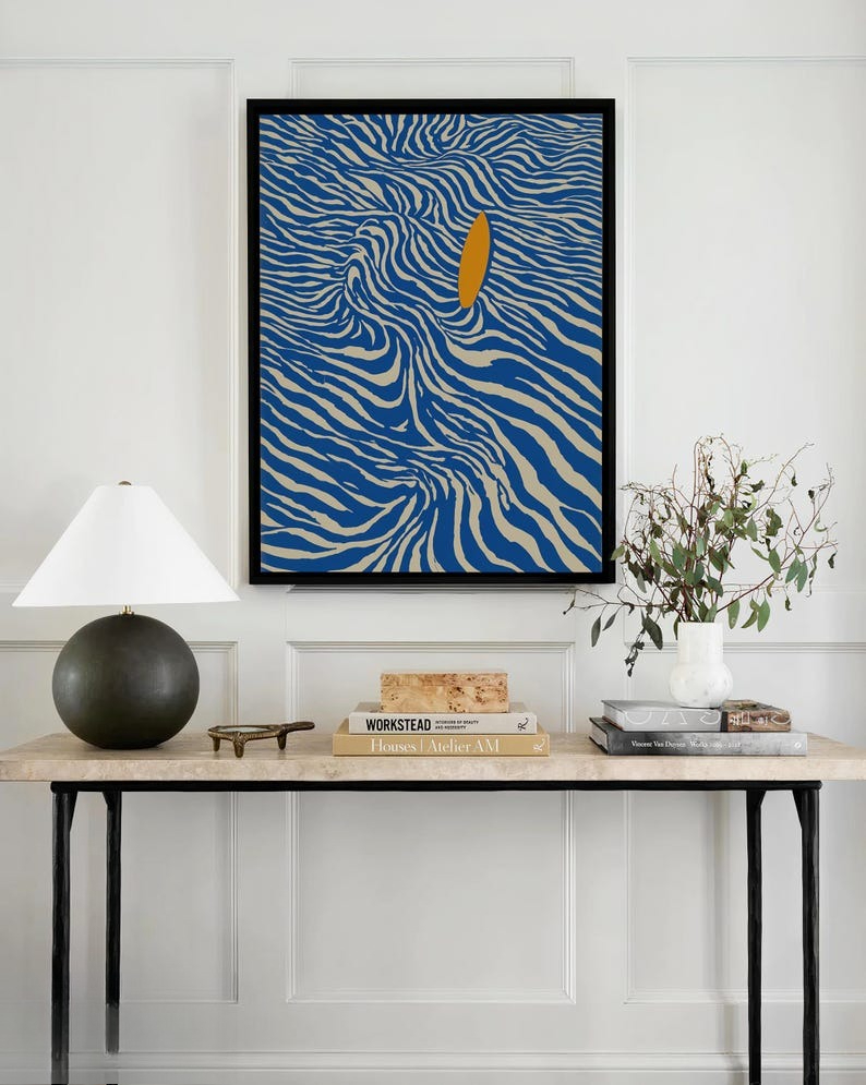Modern Abstract Surfing Canvas – обзор и цена Home Fragrance Ocean Breeze