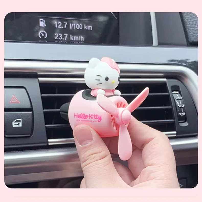 Kitty Car Vent Fan with Air Fr – обзор и цена Home Fragrance Miniso