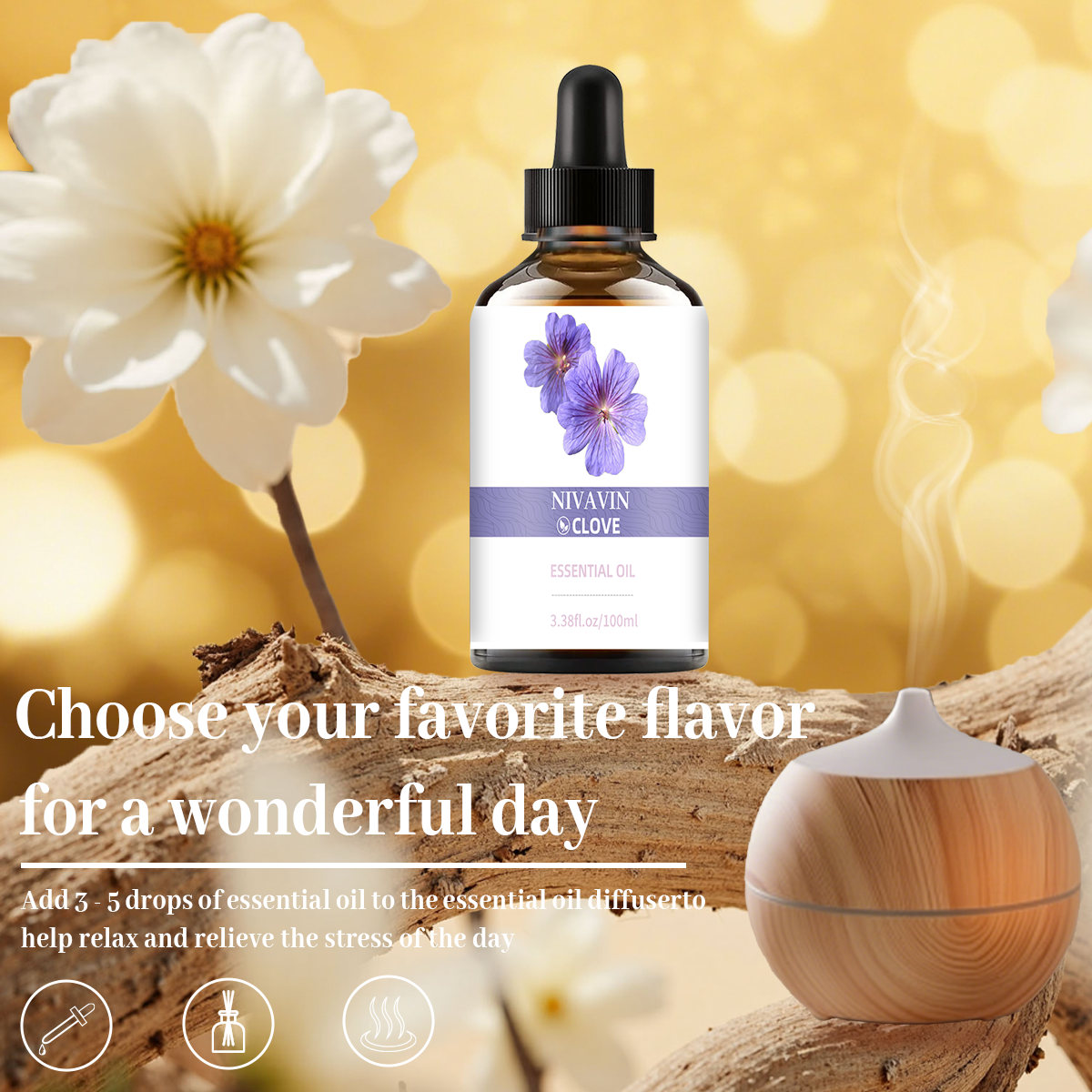 NIVAVIN 30ml/60ml/00ml Clove e – обзор и цена Home Fragrance Units