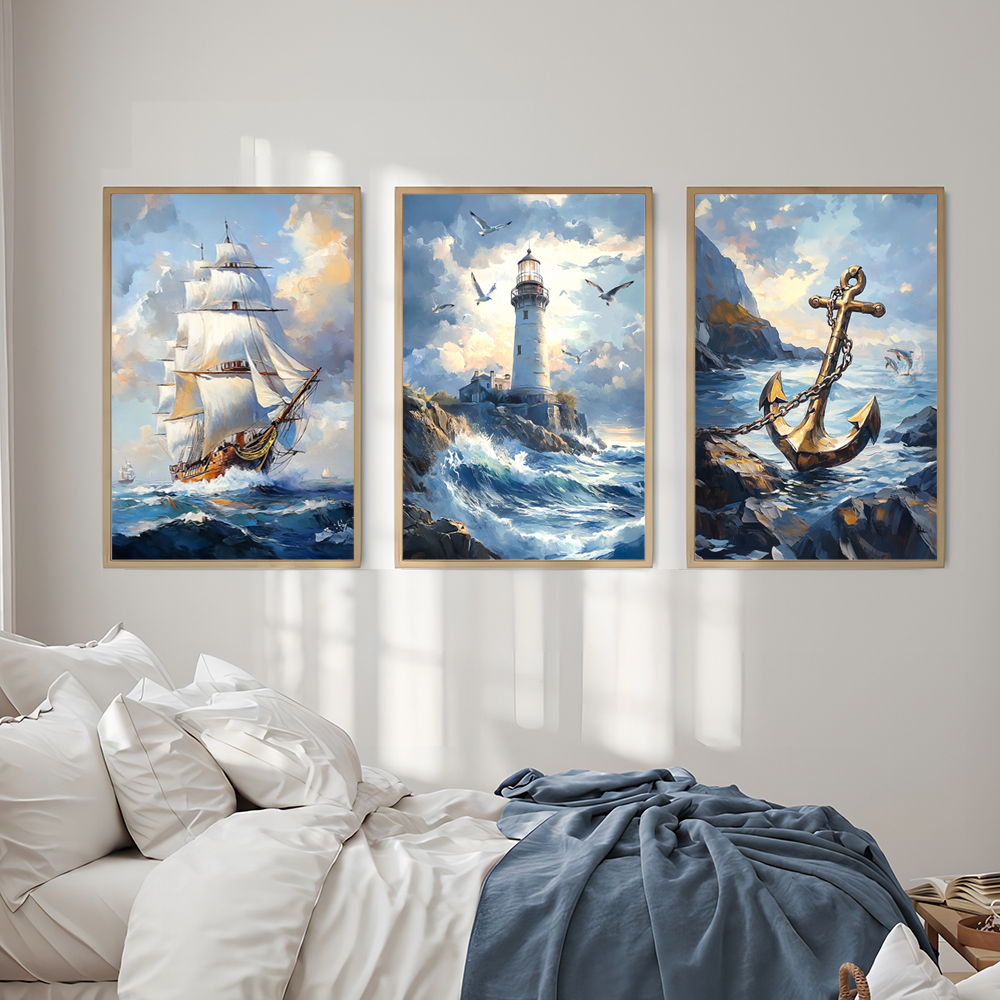 1PC/3PCS Landscape Sailboat Oc – обзор и цена Home Fragrance Ocean Breeze