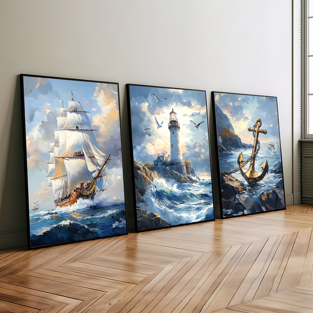 1PC/3PCS Landscape Sailboat Oc – обзор и цена Home Fragrance Ocean Breeze