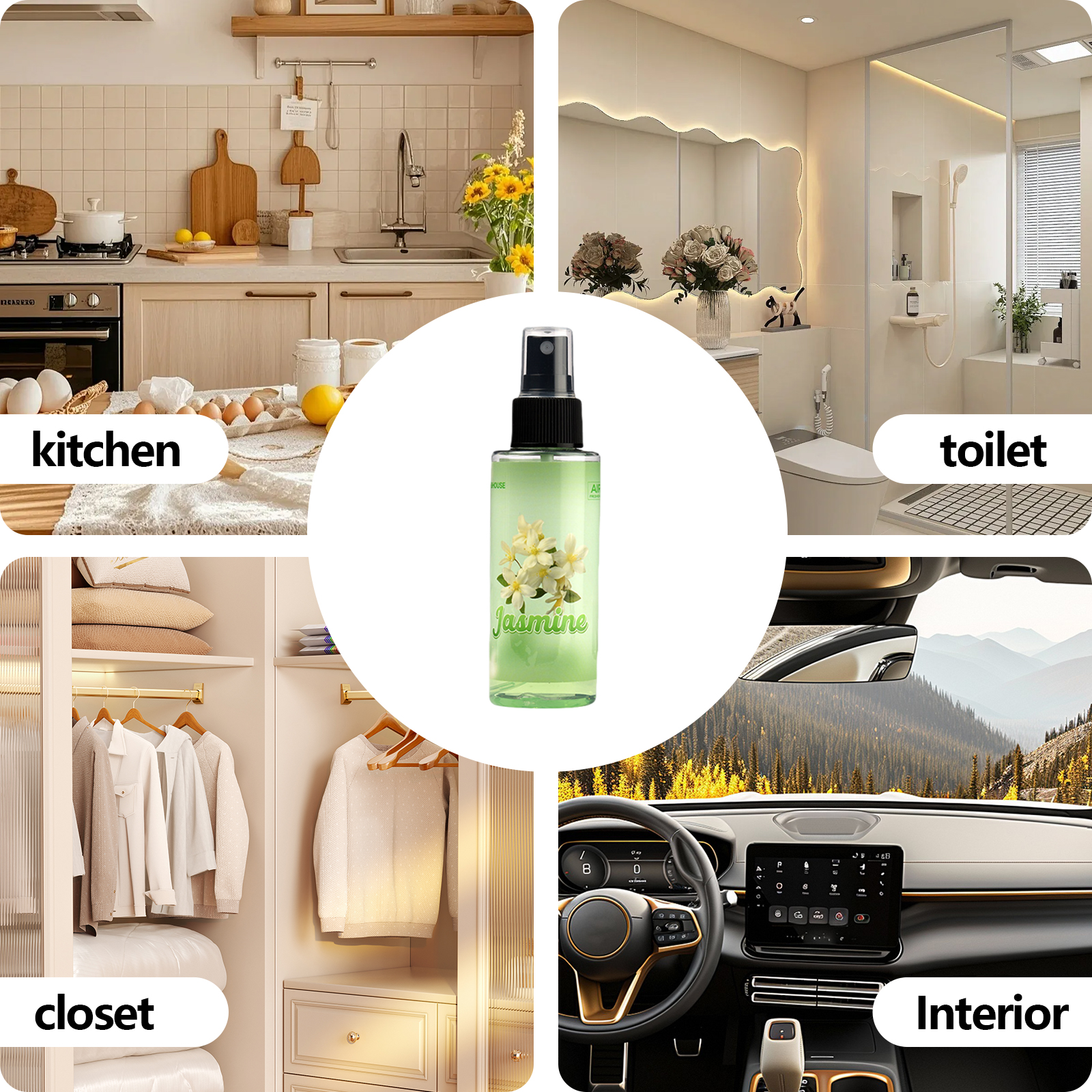 100ml JASMINE-Scented Hand-Spr – обзор и цена Home Fragrance Mist