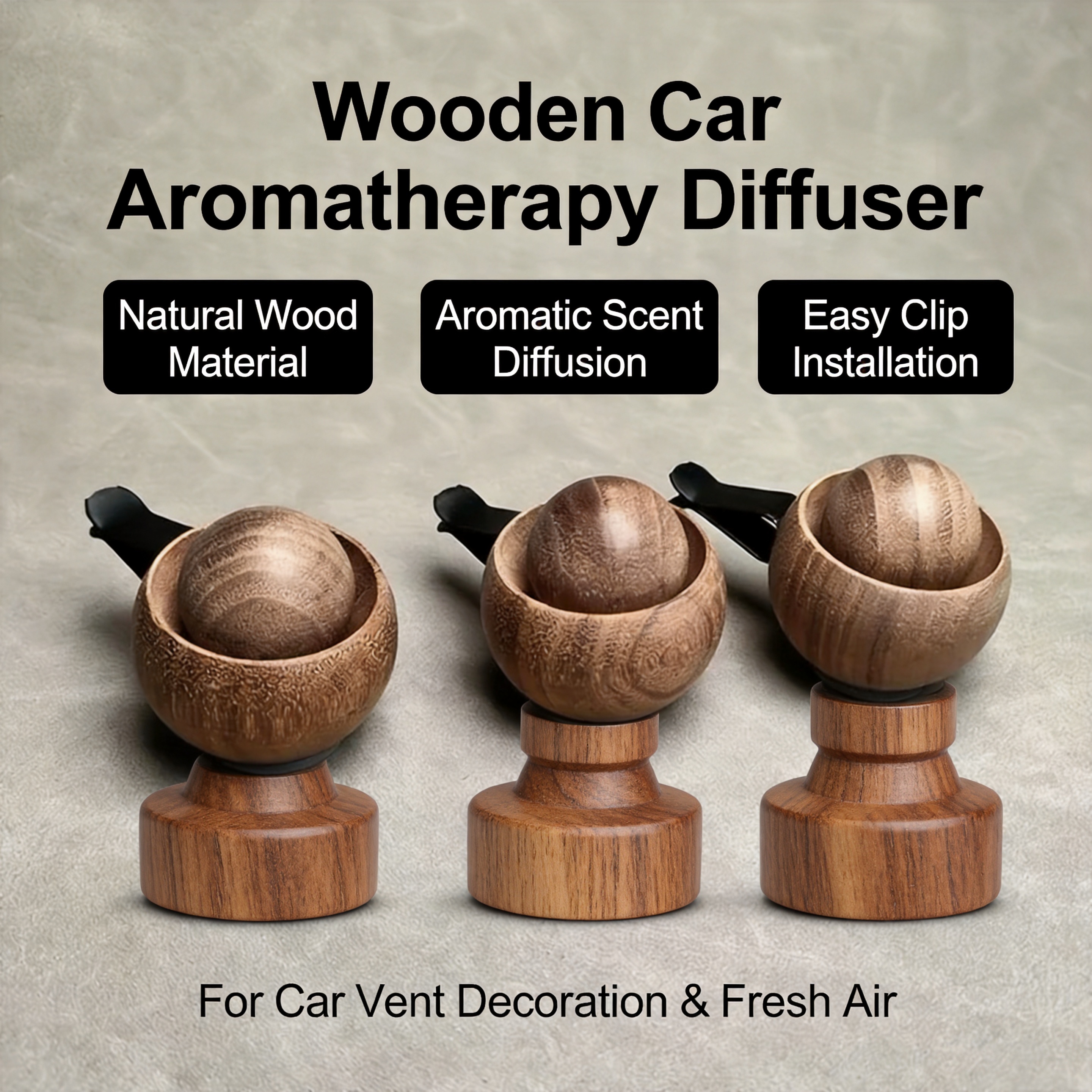 Wooden Essential Oil Diffuser  – обзор и цена Home Fragrance Miniso