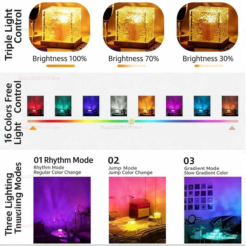 New 16 Colors Night Light Remo – обзор и цена Home Fragrance Ocean Breeze